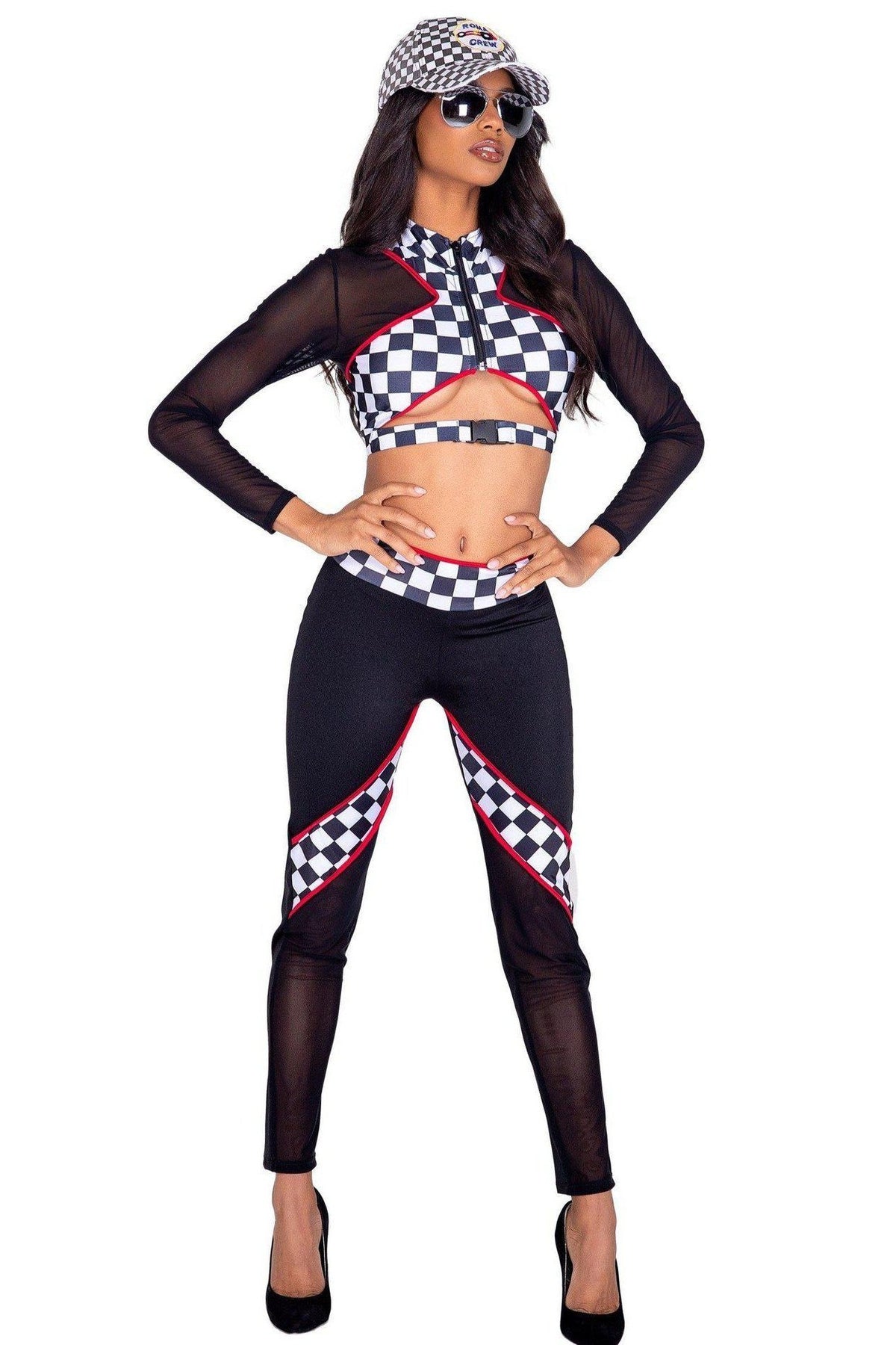Alluring Two - Piece Sexy Race Car Driver Costume by Roma