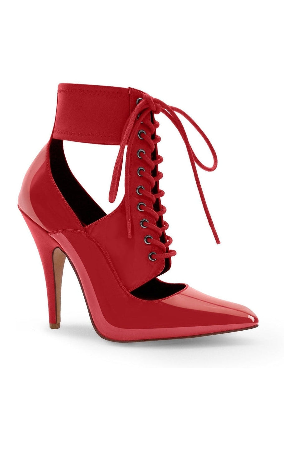 Stretch Ankle Cuff Lace - Up Ankle Booties for Enhanced Style
