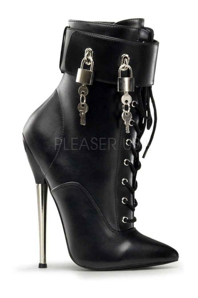 Stylish DAGGER - 1023 Ankle Boots Crafted from Black Artificial Leather