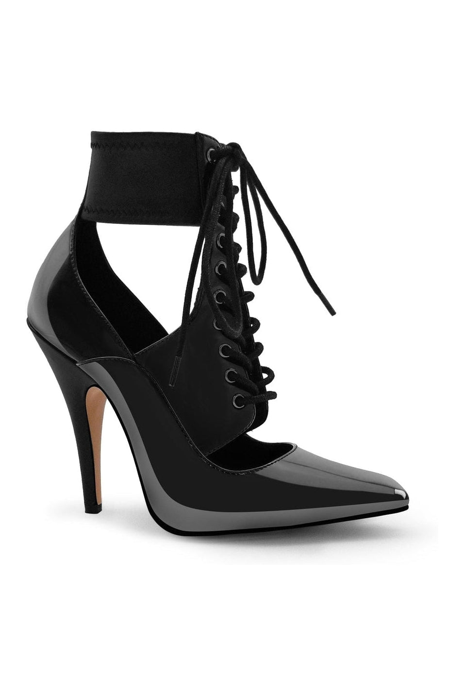 Stretch Ankle Cuff Lace - Up Ankle Booties for Enhanced Style