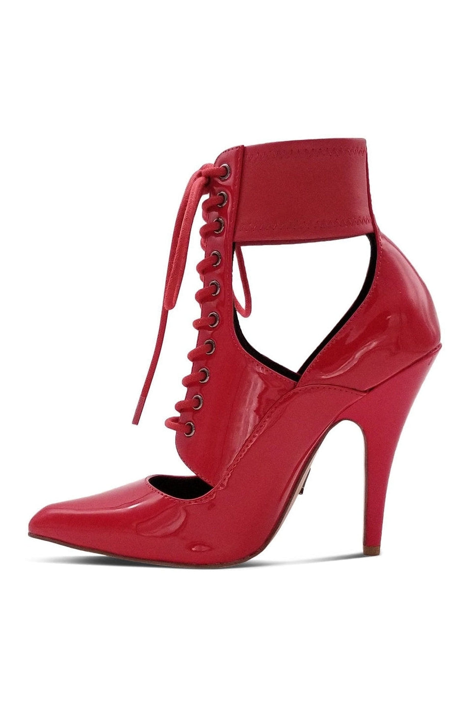 Stretch Ankle Cuff Lace - Up Ankle Booties for Enhanced Style