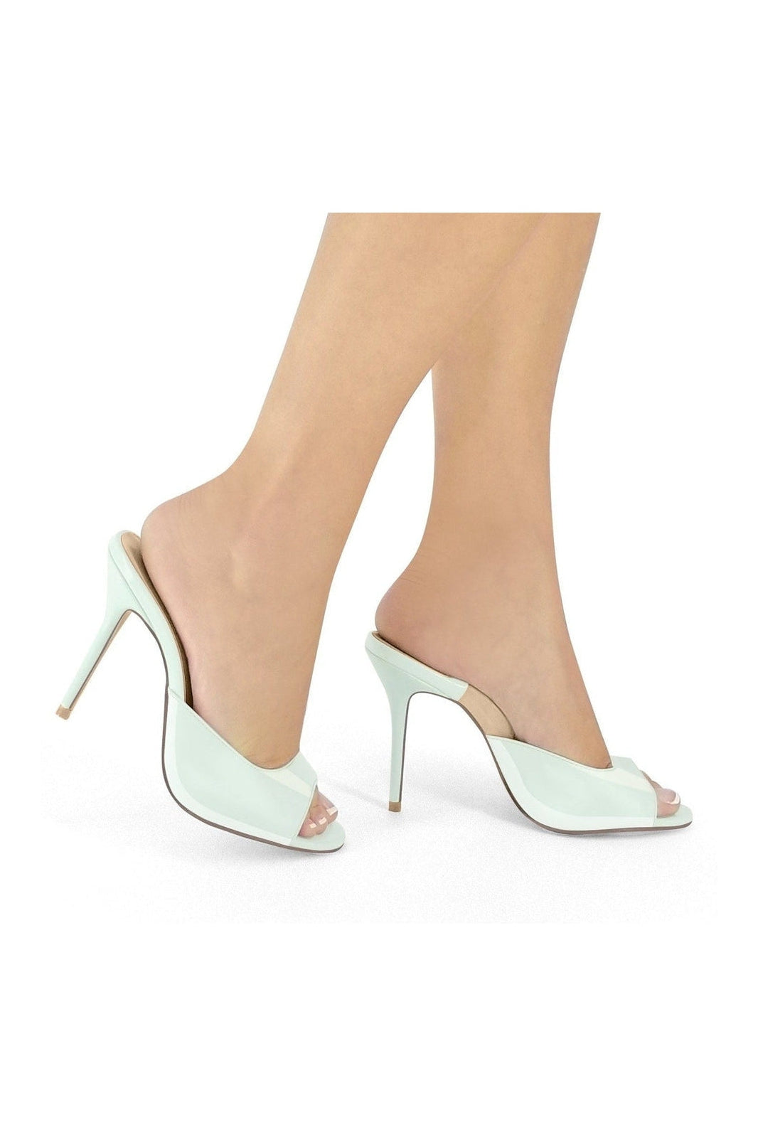 Sexy Open-Toe Micro Stiletto Mule with Exclusive Comfort Features