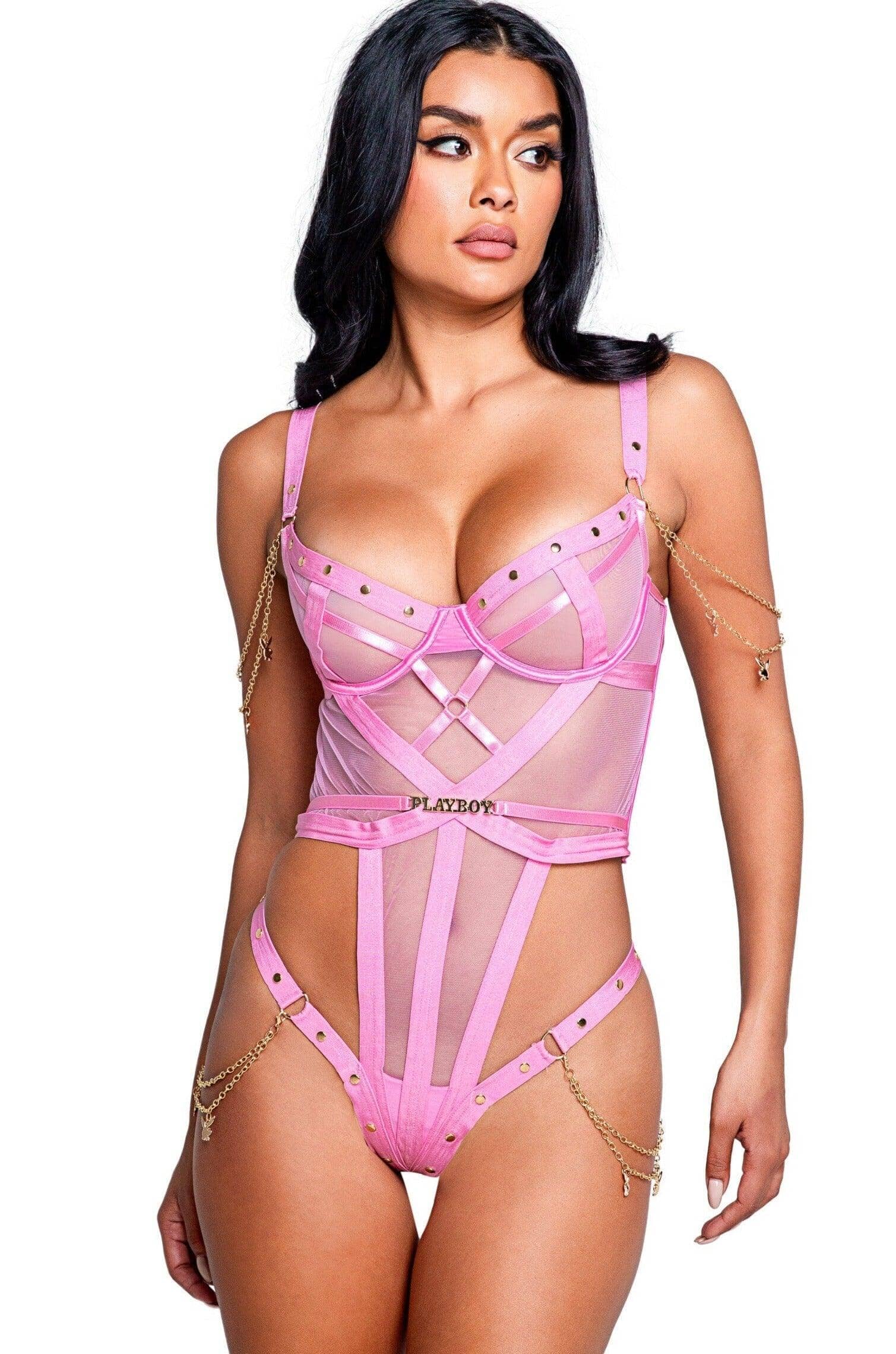 Playboy Charismatic Teddy Lingerie Piece