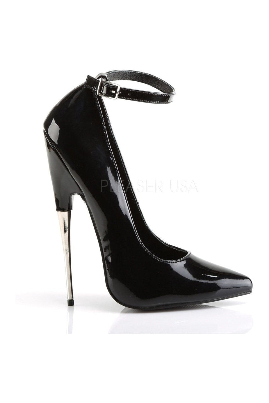 Black Patent Leather SCREAM-12 High Heel Pump Shoes