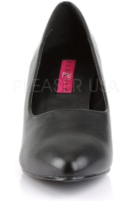 Black Faux Leather Classic DIVINE - 420 Pump Shoes
