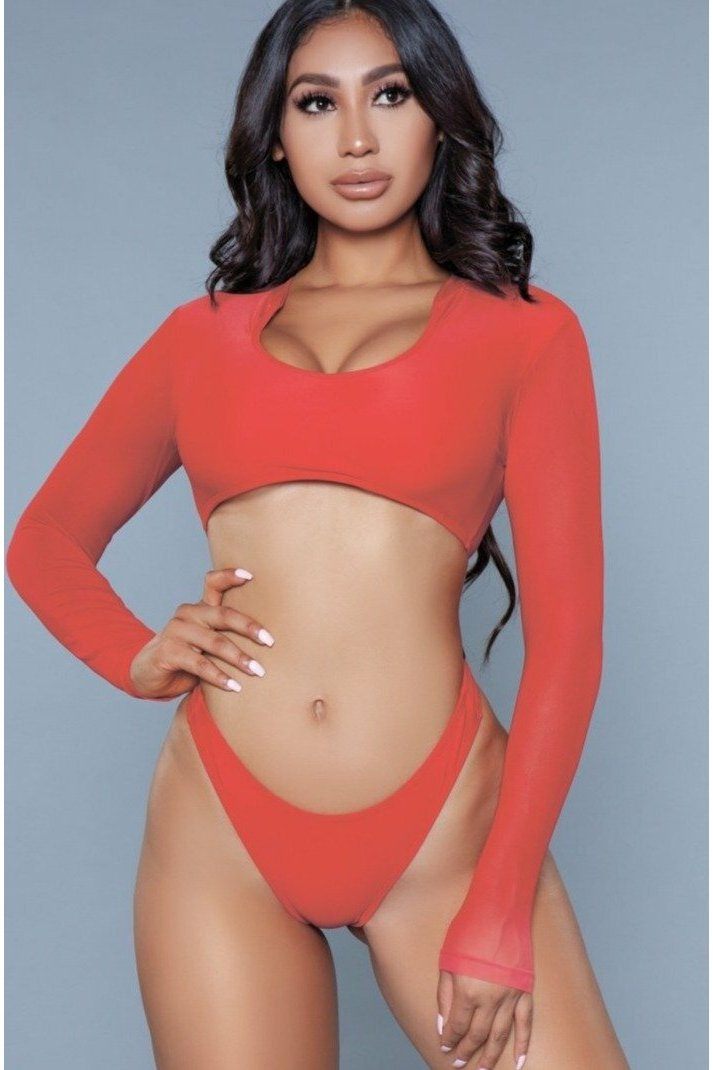 Imported BeWicked Long - Sleeve V - Neck Fashion Set