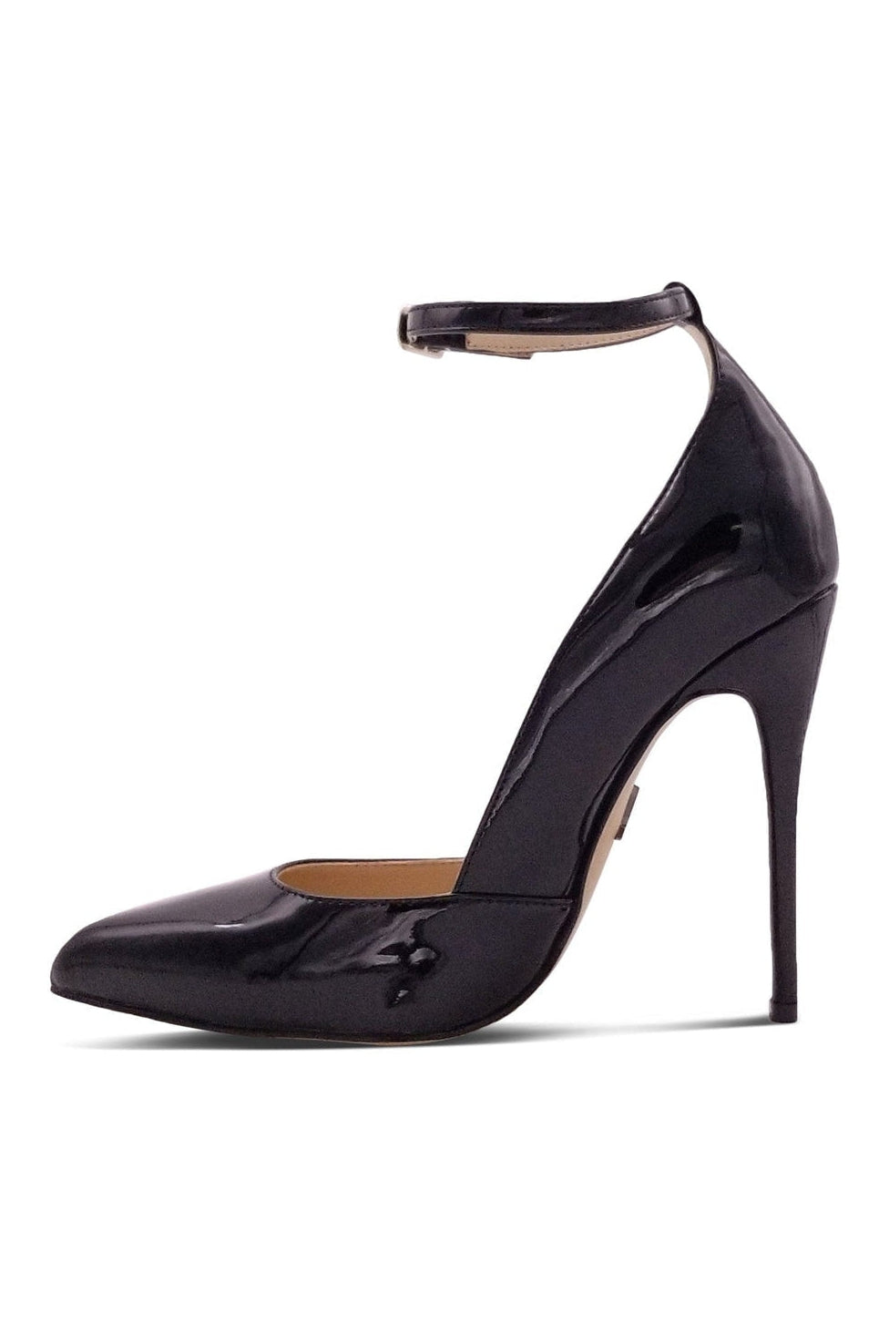 Alluring A-Line Ankle Strap High Heel Stiletto Pump with 4.75-Inch Heel