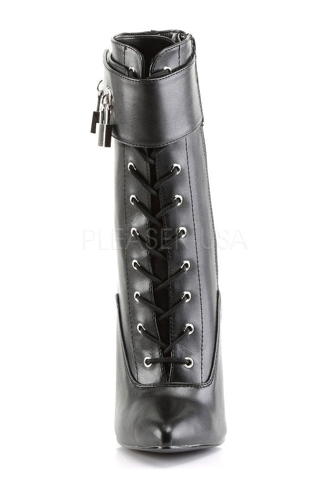 Stylish DAGGER - 1023 Ankle Boots Crafted from Black Artificial Leather