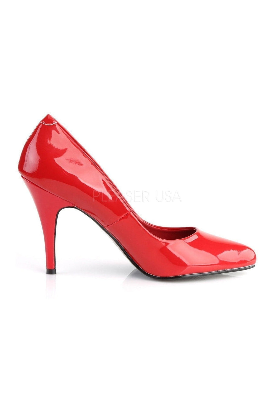 Red Patent Vanity Style Classic Women's Pumps - 420 Model