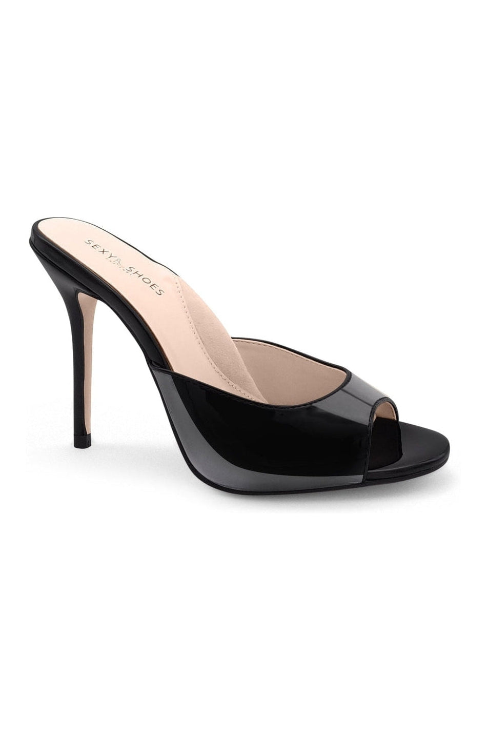 Sexy Micro Stiletto Open-Toe Slide Mule for Fashionable Women