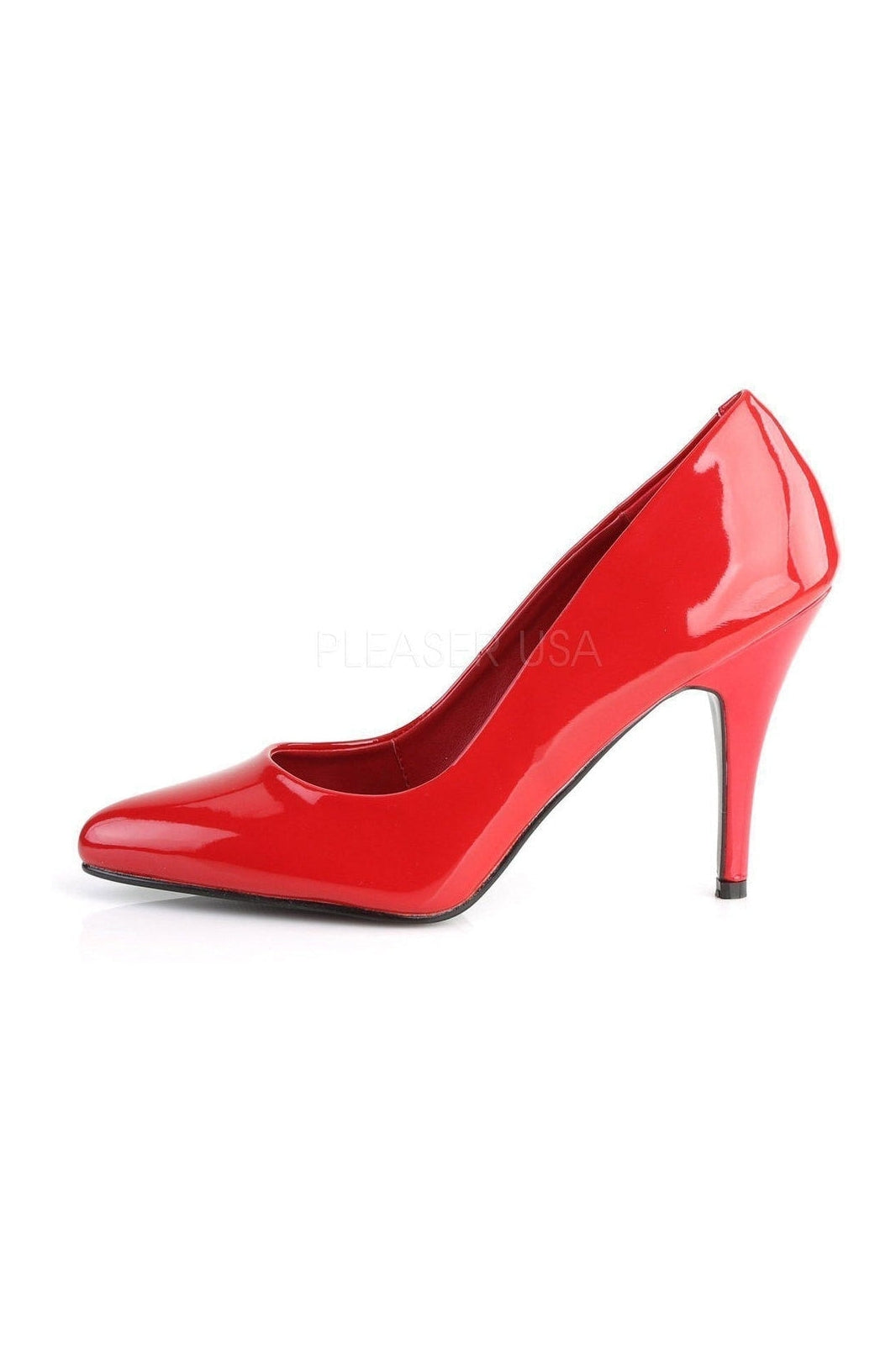 Red Patent Vanity Style Classic Women's Pumps - 420 Model