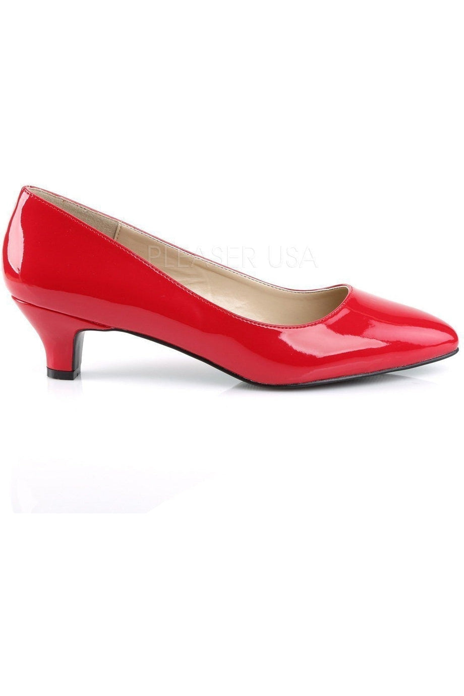 Red Patent FAB - 420 Classic Pumps with 2 - inch Block Heel