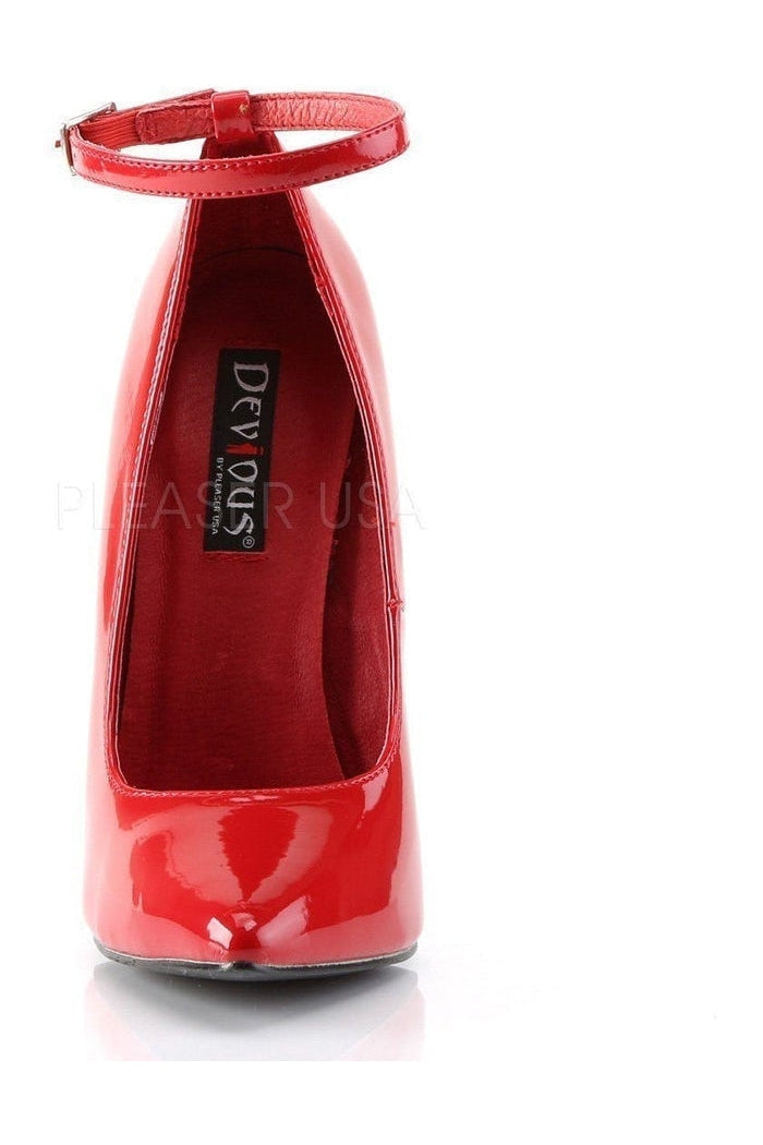 Red Patent Leather SCREAM-12 Women's High Heel Pump Shoes