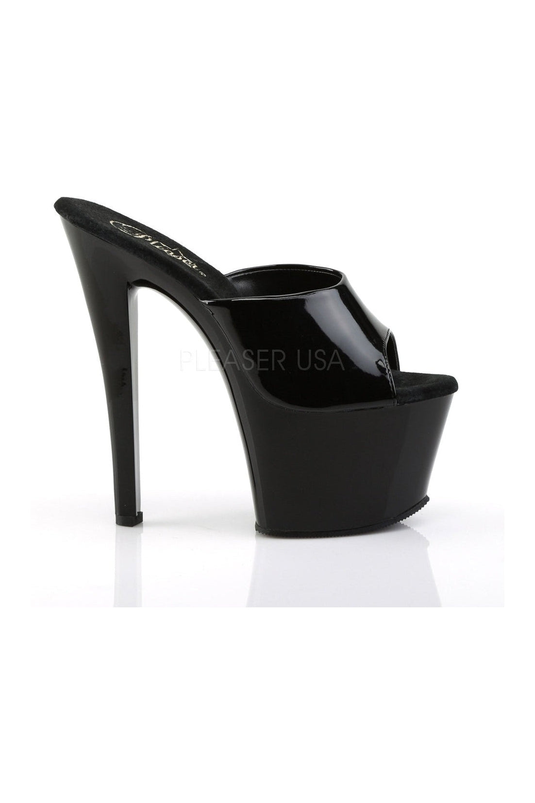 Black Patent Leather SKY - 301 Women's Platform Sandals for Fashionable Wear