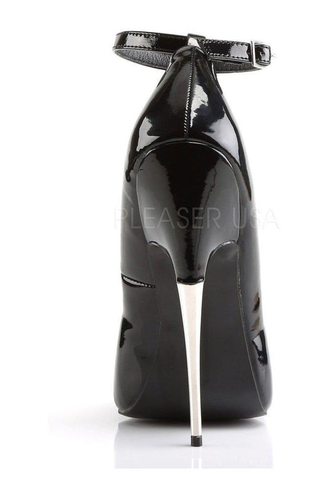 Black Patent Leather SCREAM-12 High Heel Pump Shoes