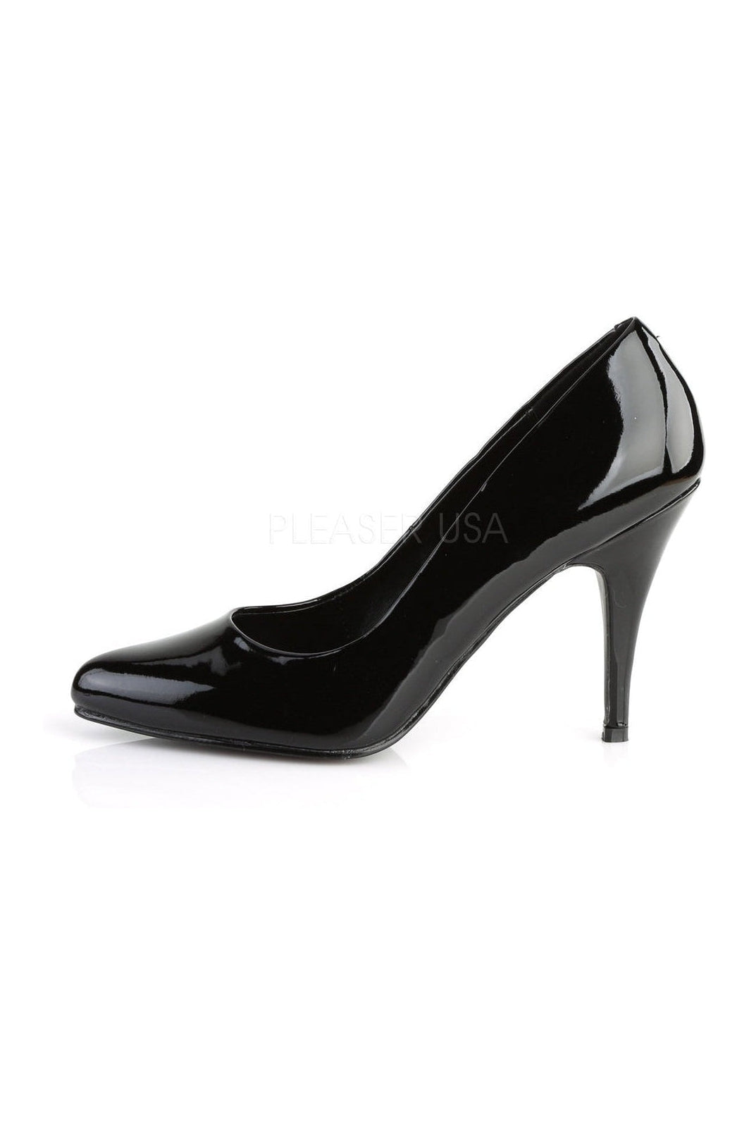 Stylish Black Patent VANITY - 420 Classic Pumps with 4 - inch Heel