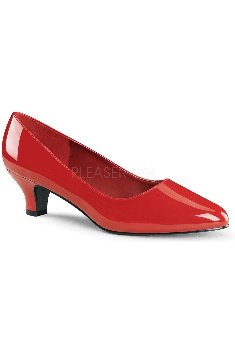 Red Patent FAB - 420 Classic Pumps with 2 - inch Block Heel