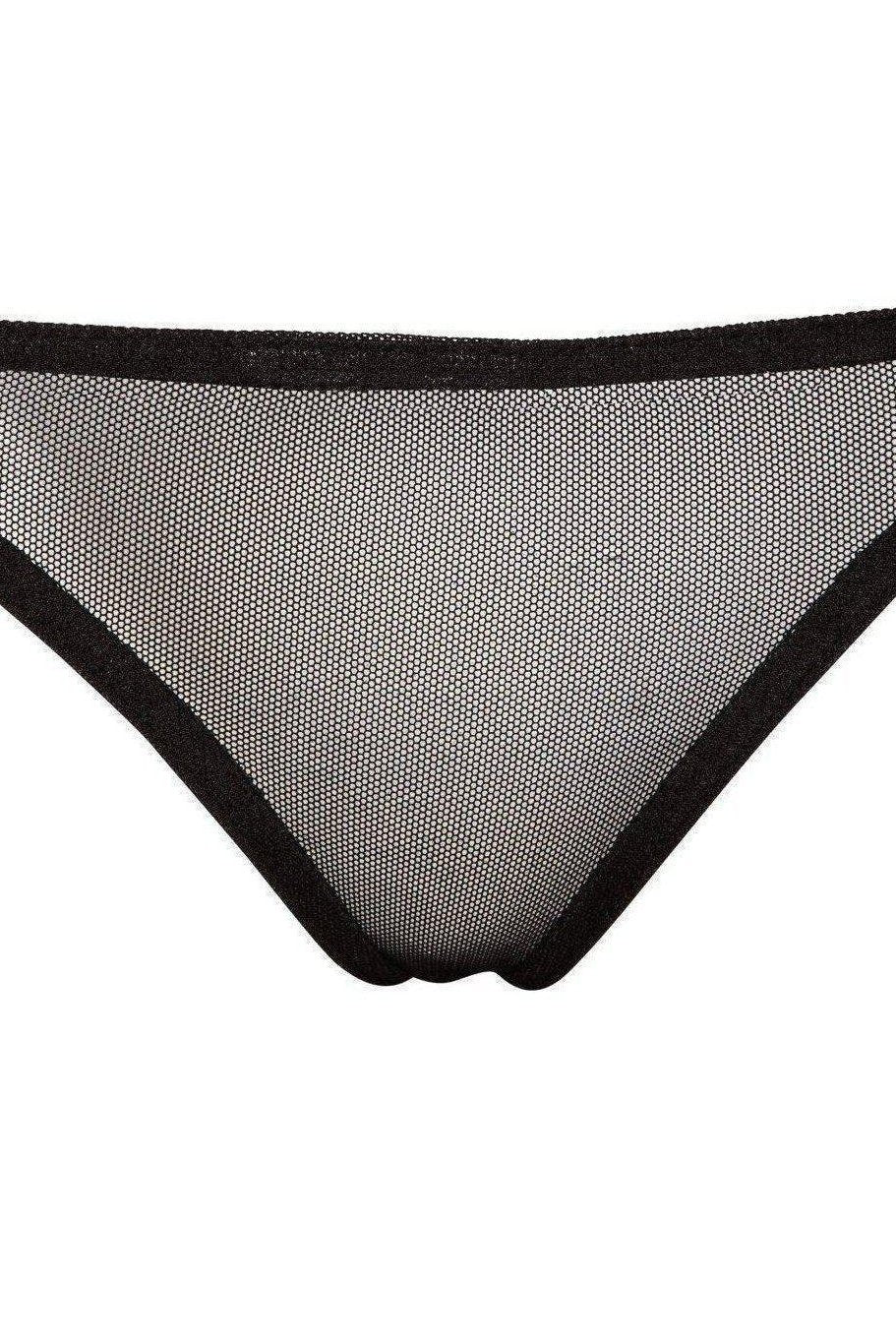 European Handmade Tulle Panty with Push - up Effect and Two - side Opening