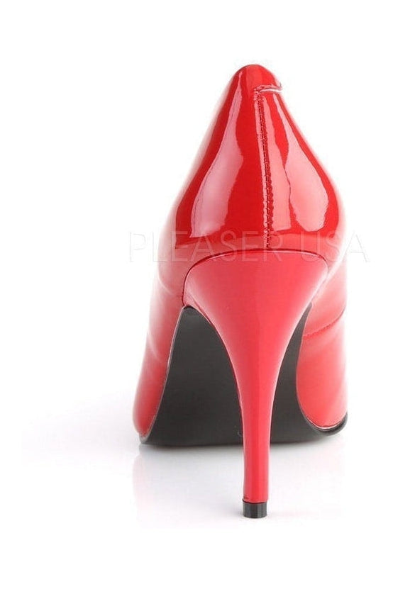 Red Patent Vanity Style Classic Women's Pumps - 420 Model