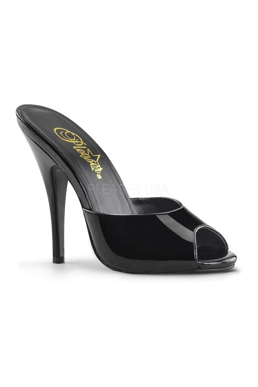Black Patent Leather SEDUCE-101 Mule Women's Fashion Footwear