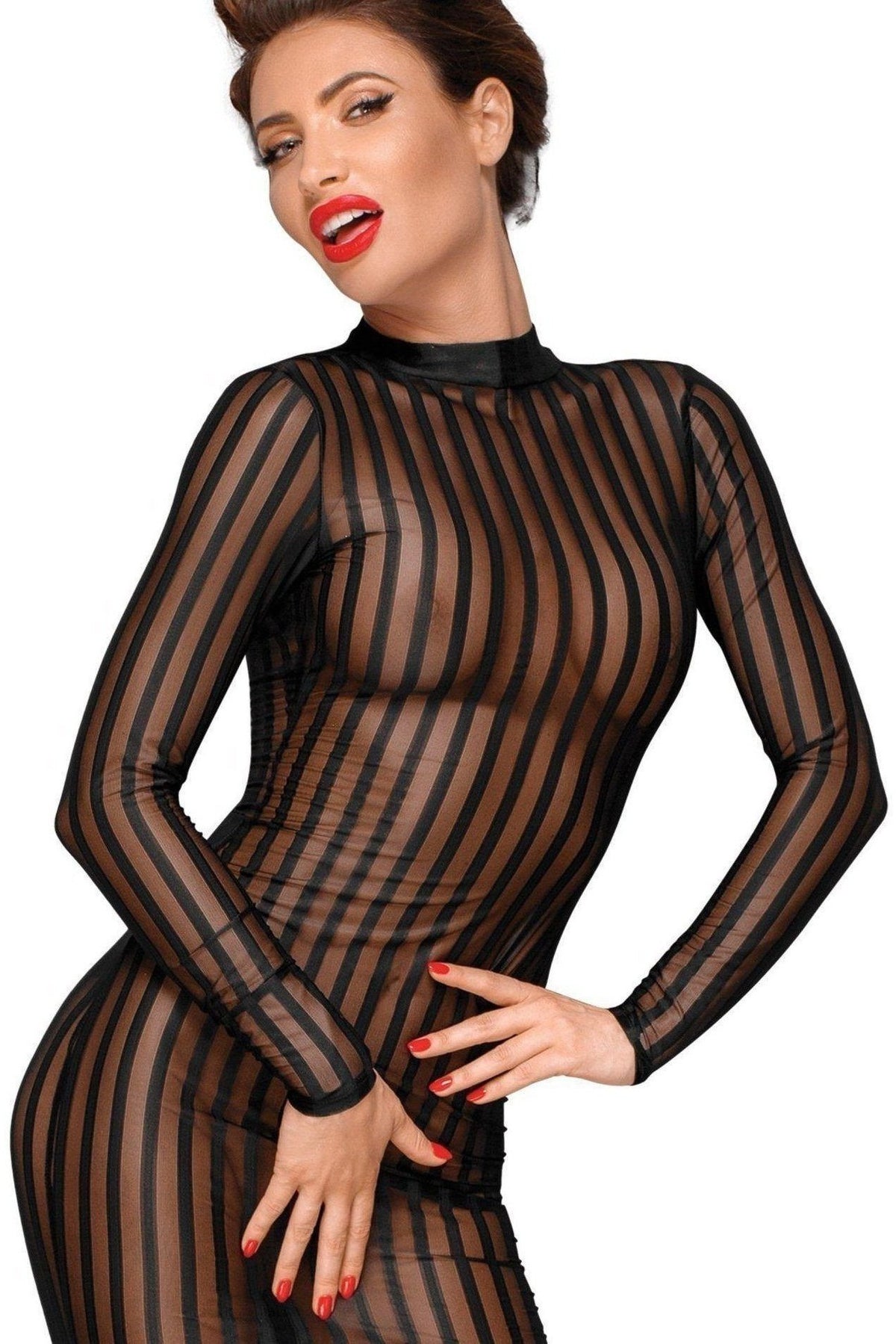 Exquisite Elastic Tulle Classic Dress with Alluring Design