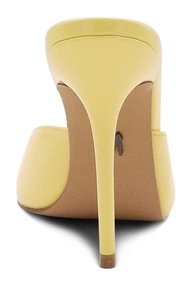 Sexy Micro Stiletto Mule Women's High Heel Slide Sandals