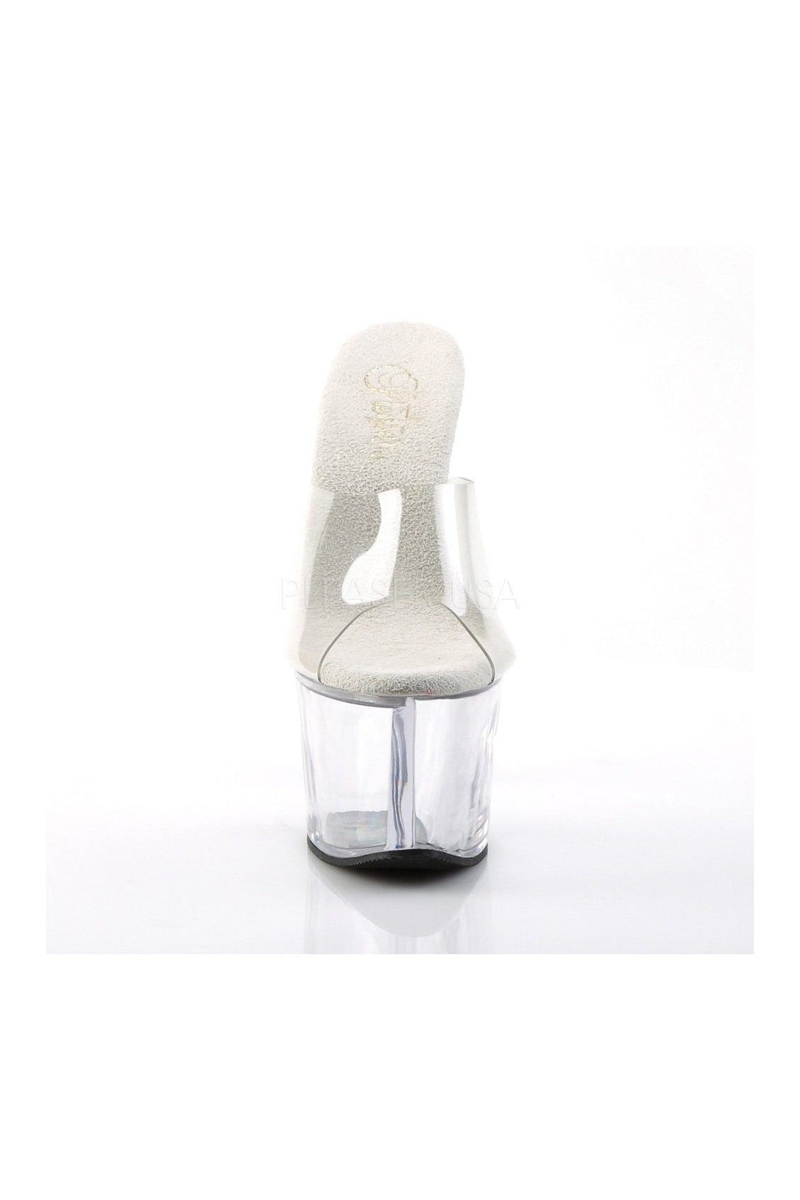 SKY-301 Clear Vinyl Platform Sandals for Stylish Wear