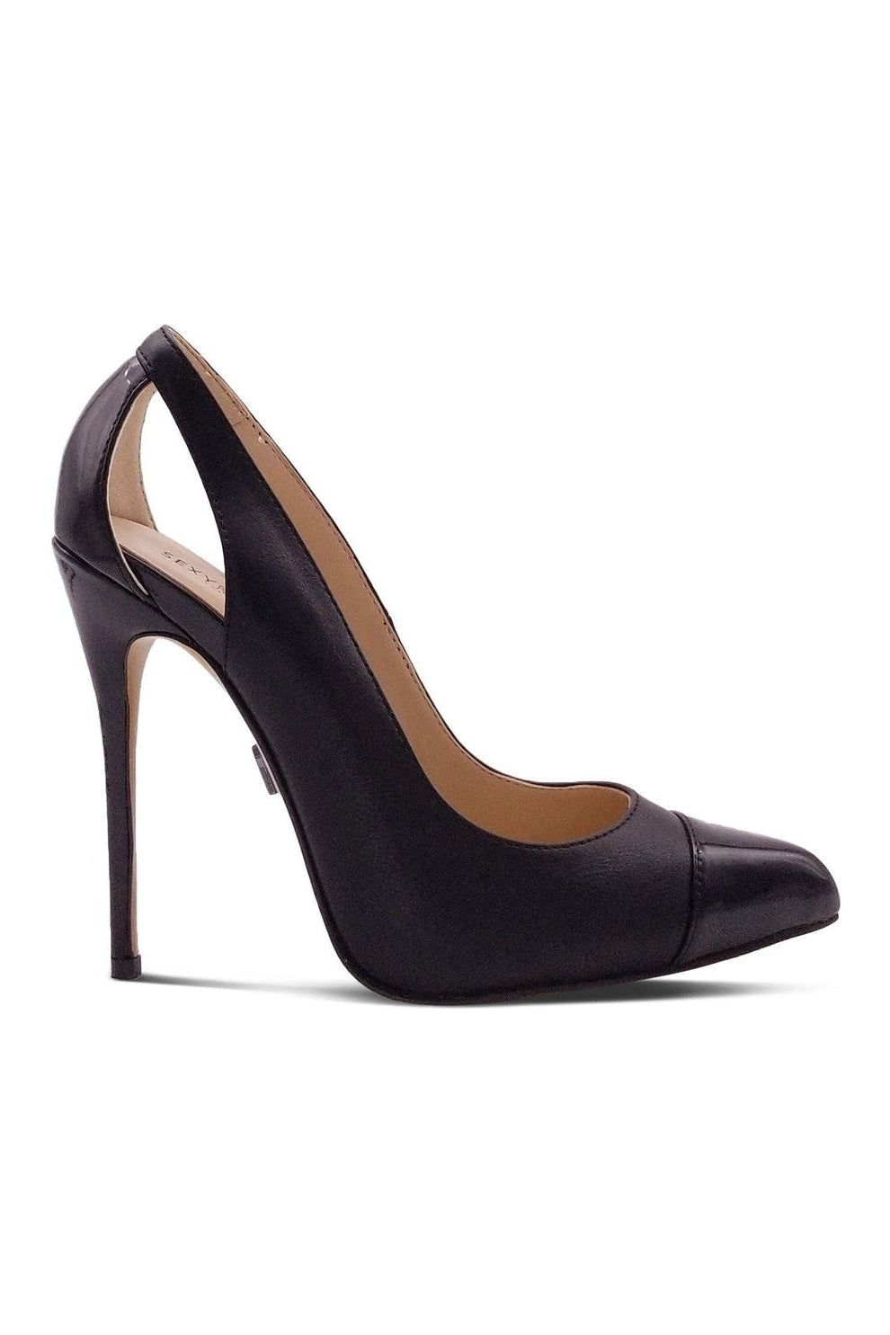 Stylish Cut-Out Designed Pointed Toe Spectator Women's Pumps