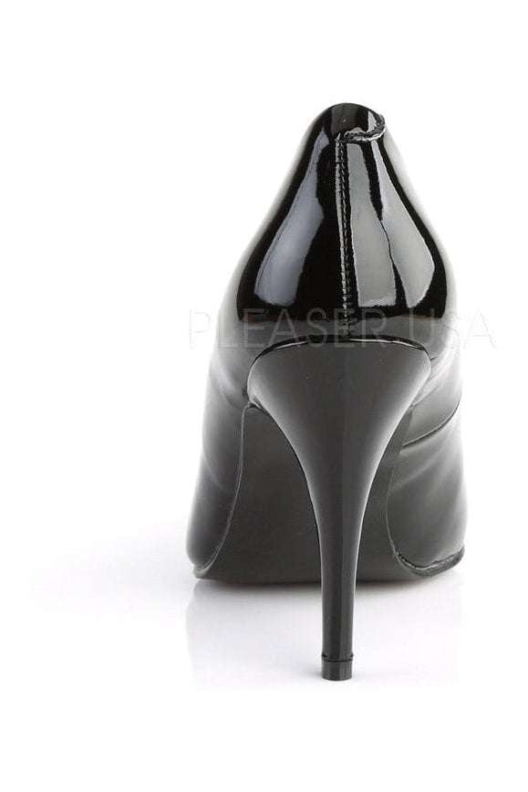 Stylish Black Patent VANITY - 420 Classic Pumps with 4 - inch Heel