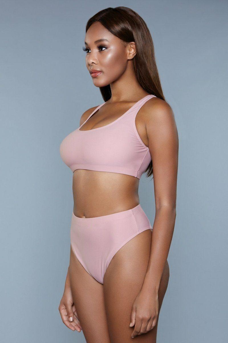 Imported BeWicked Scoop Neck 2 - Piece Crop Bikini Set
