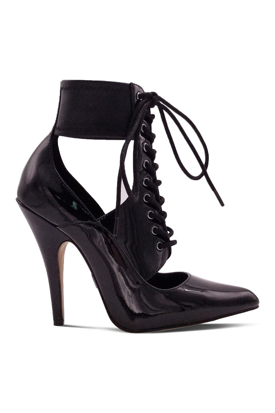 Stretch Ankle Cuff Lace - Up Ankle Booties for Enhanced Style