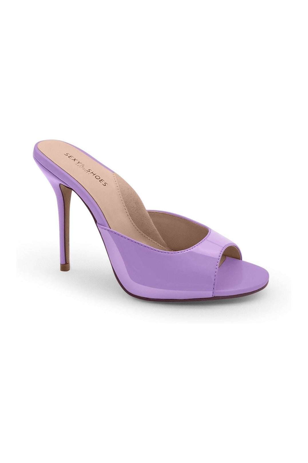 Sexy Micro Stiletto Open-Toe Slide Mule for Women