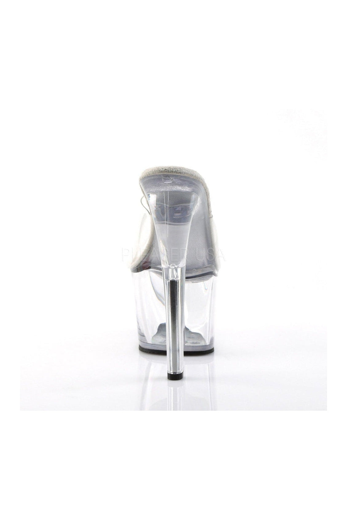 SKY-301 Clear Vinyl Platform Sandals for Stylish Wear