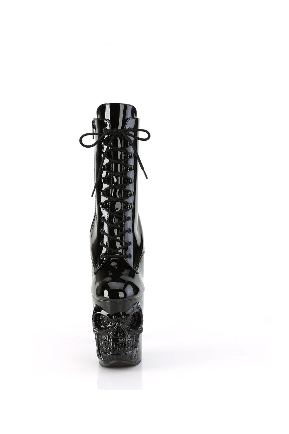 Pleaser Brand RAPTURE - 1020 Stylish Black Patent Leather Ankle Boots for Fashion Lovers