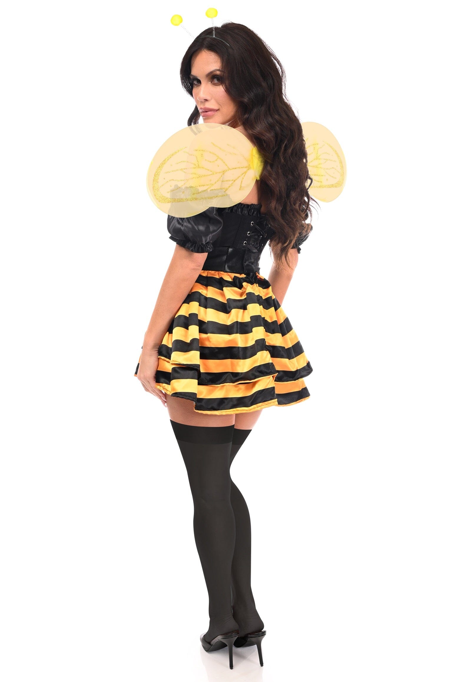 High - Quality 4 - Piece Honey Bee Corset Costume Set for Enchanting Looks
