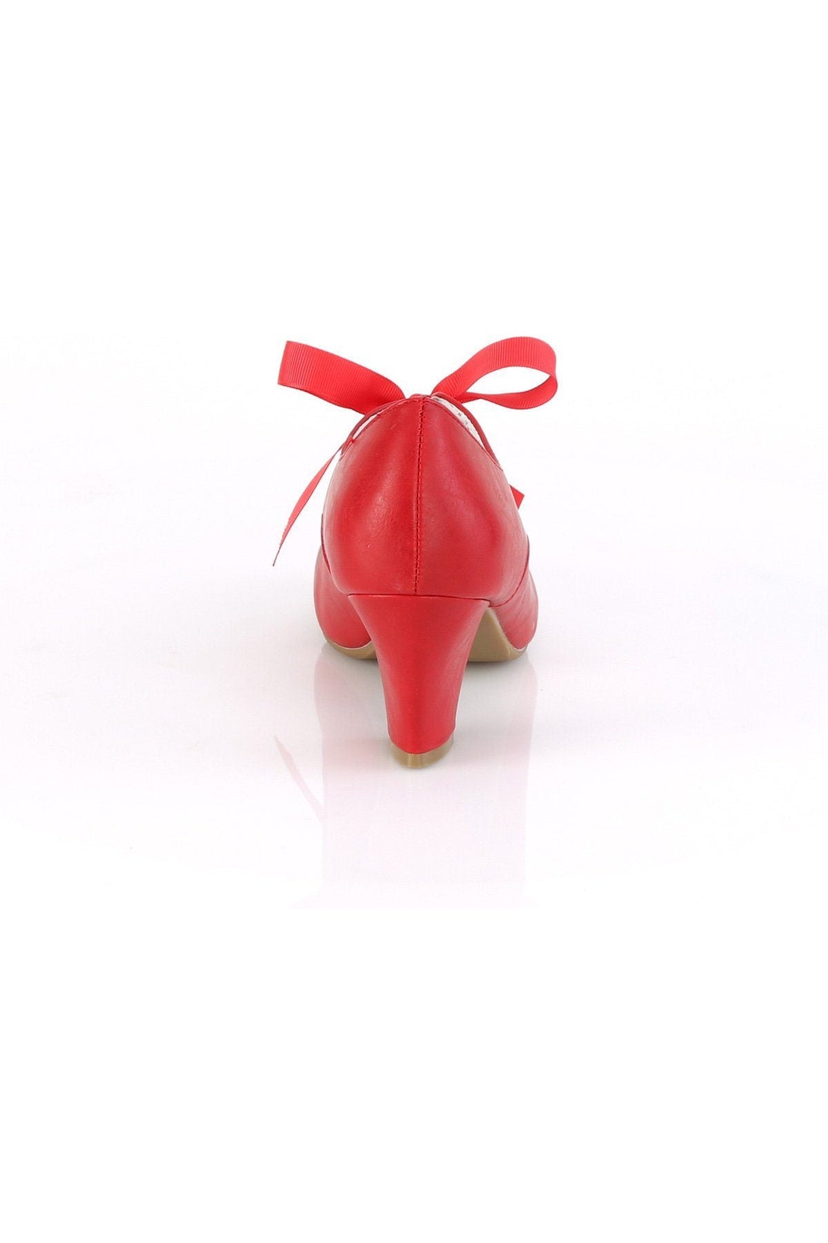 Red Faux Leather WIGGLE-32 Women's Mary Jane Pumps