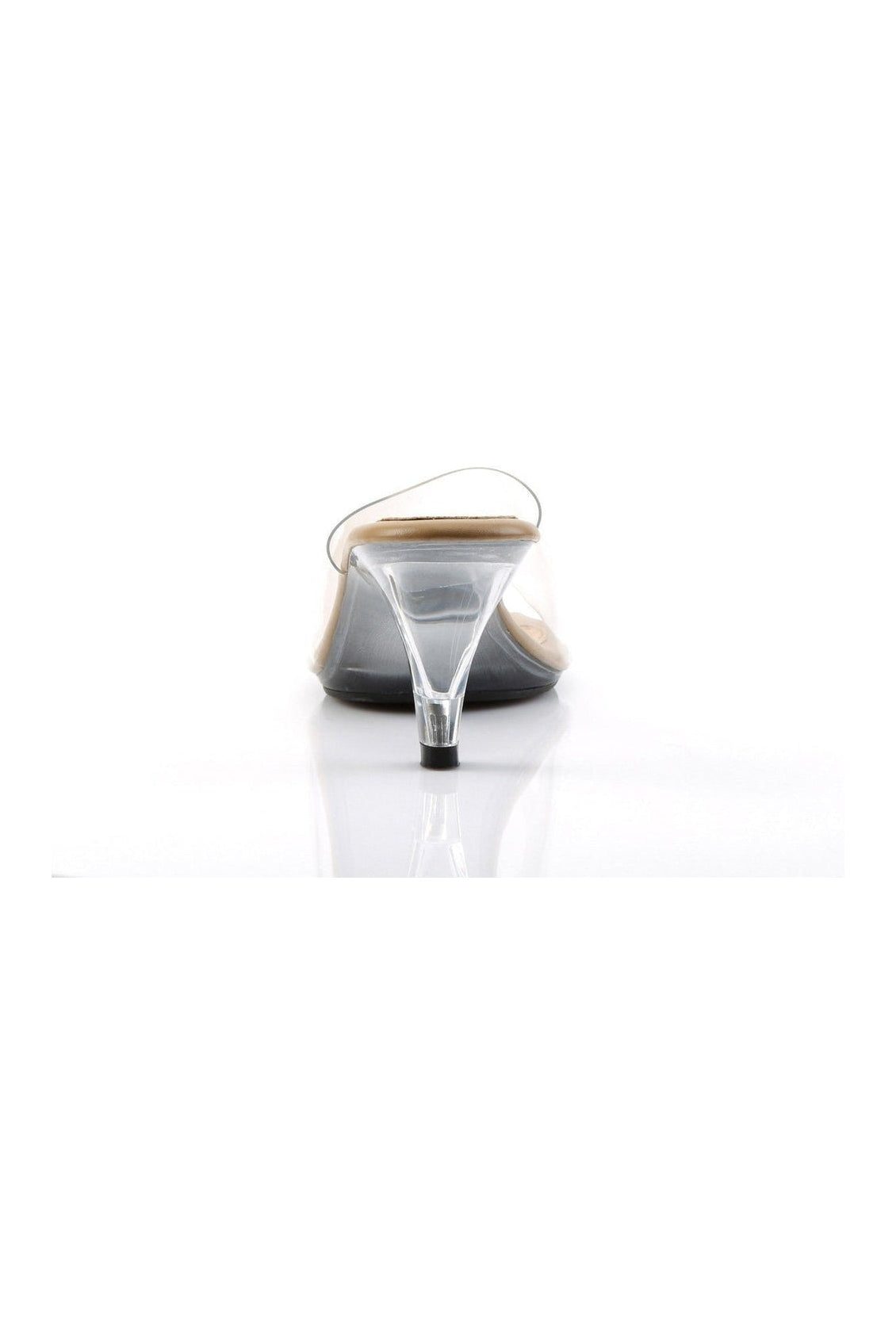 Stylish BELLE - 301 Clear Vinyl Bootie with Unique Design