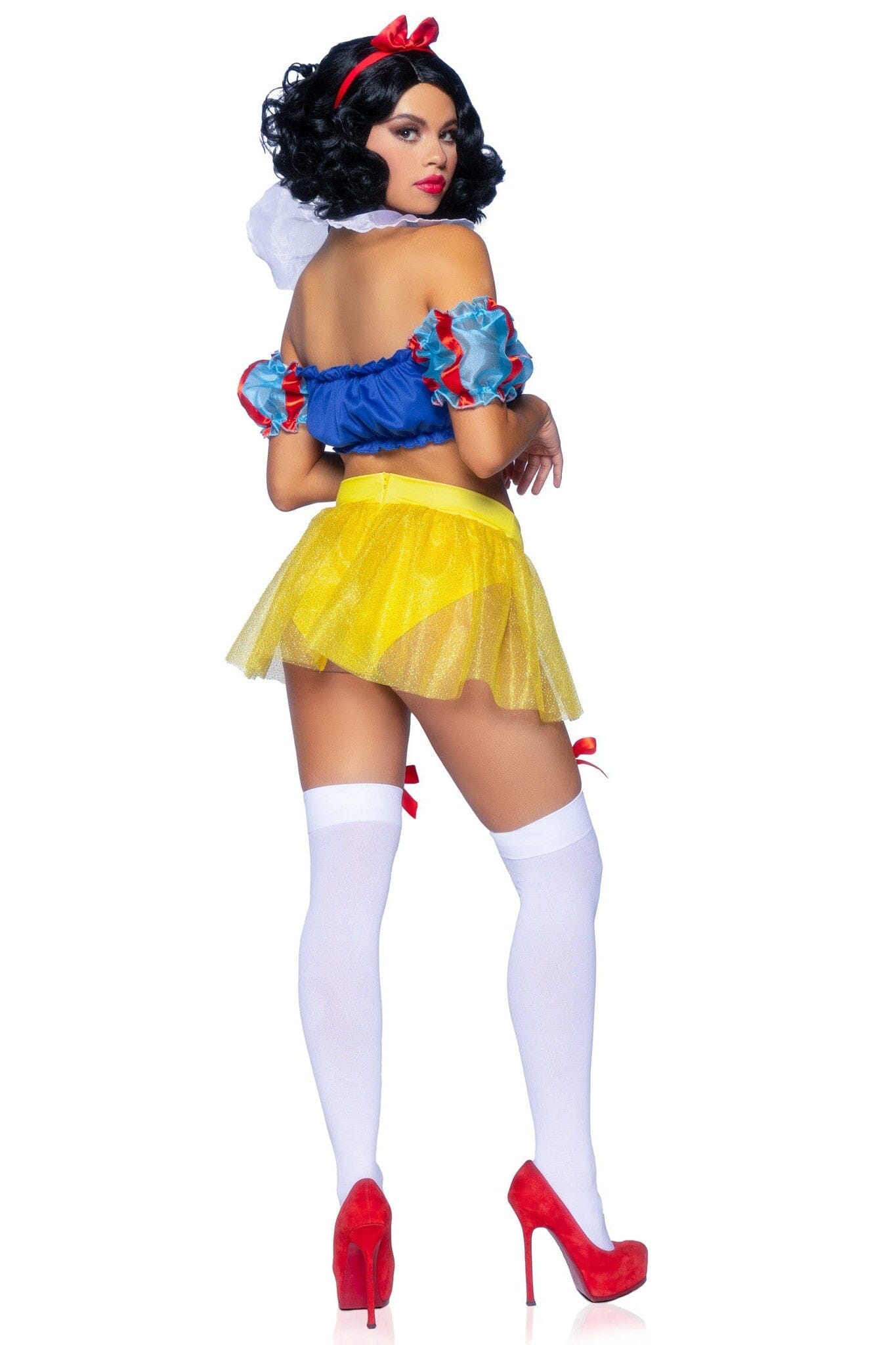 3-Piece Bad Apple Snow White Set with Shimmer and Ruffles
