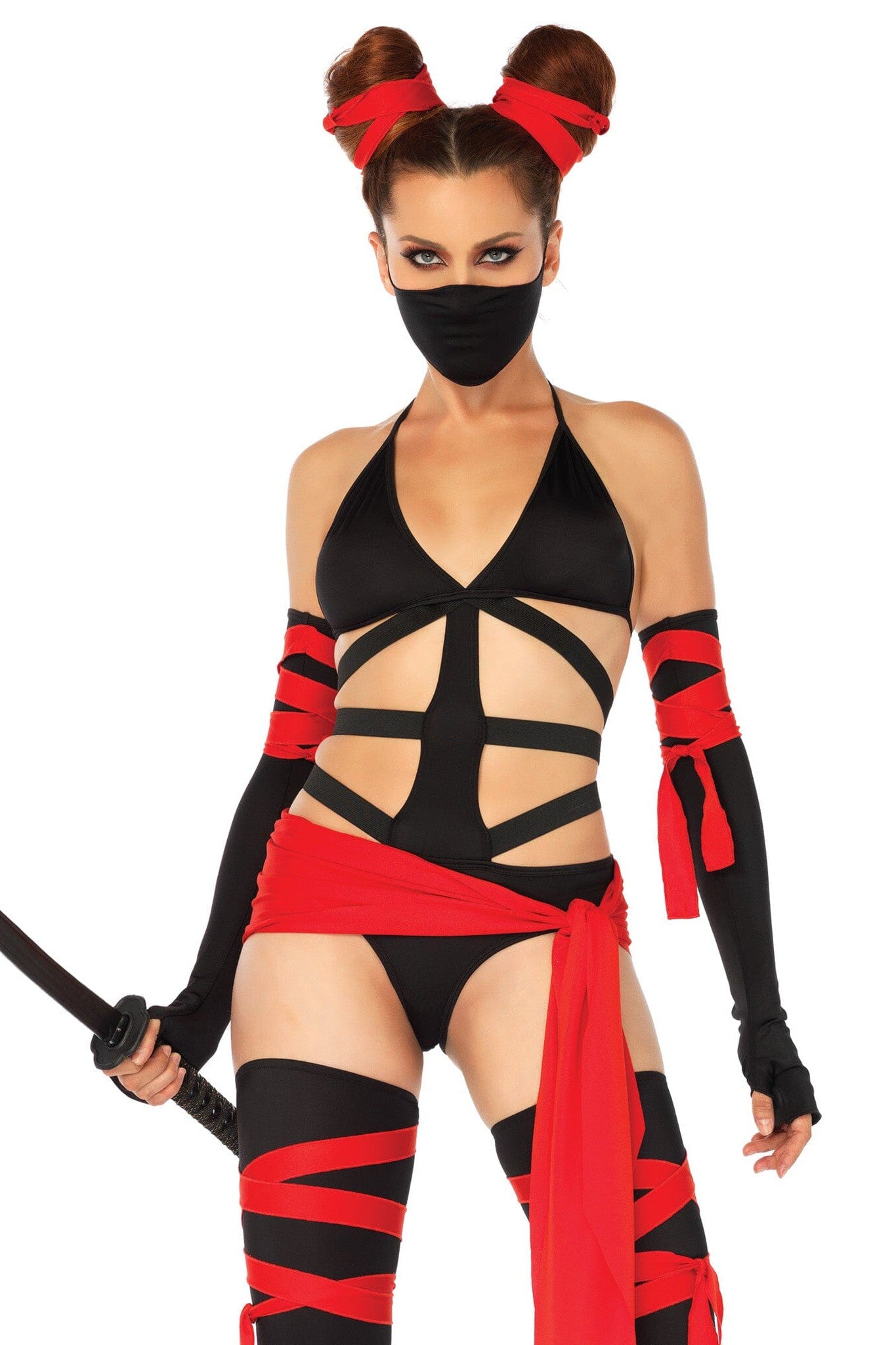 Leg Avenue Stunning 6 - Piece Killer Ninja Costume Set