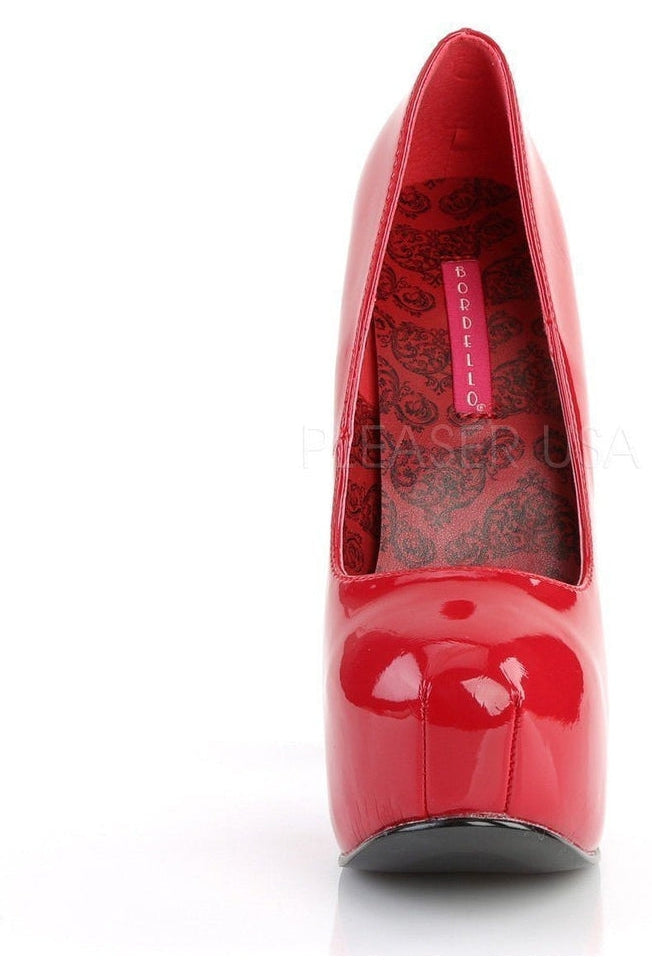 Red Patent Leather TEEZE-06 High Heel Pump Shoes