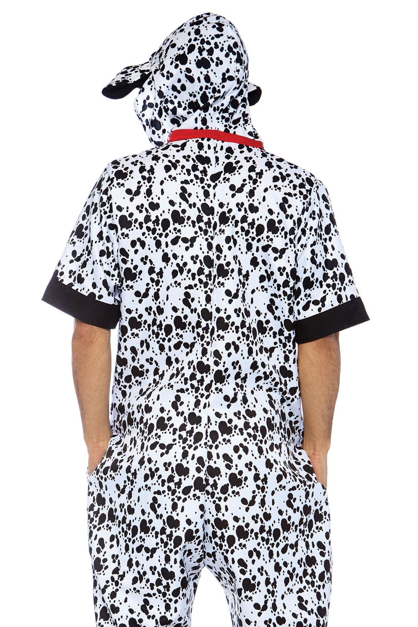 Dalmatian-themed Dog Costume Fur Print Jumpsuit