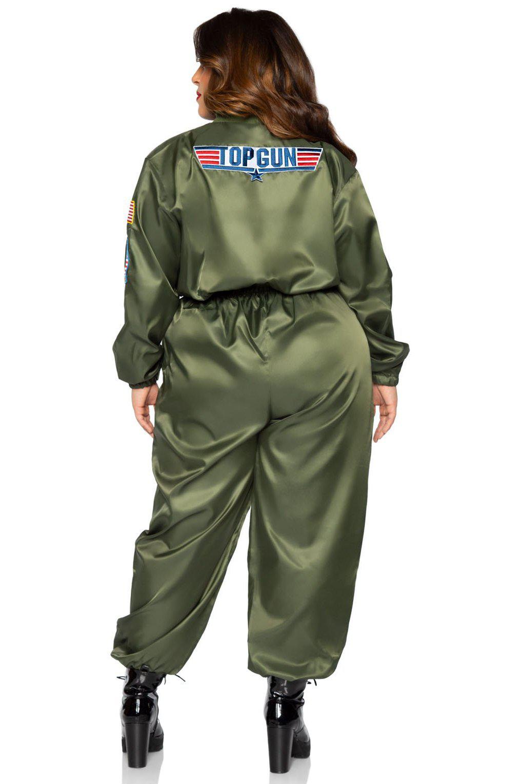 Leg Avenue Plus Size Flight Suit Inspired by Top Gun