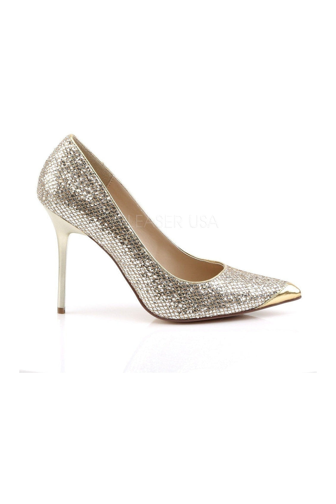 Gorgeous Gold Fabric CLASSIQUE - 20 Pointed - Toe Classic Pumps