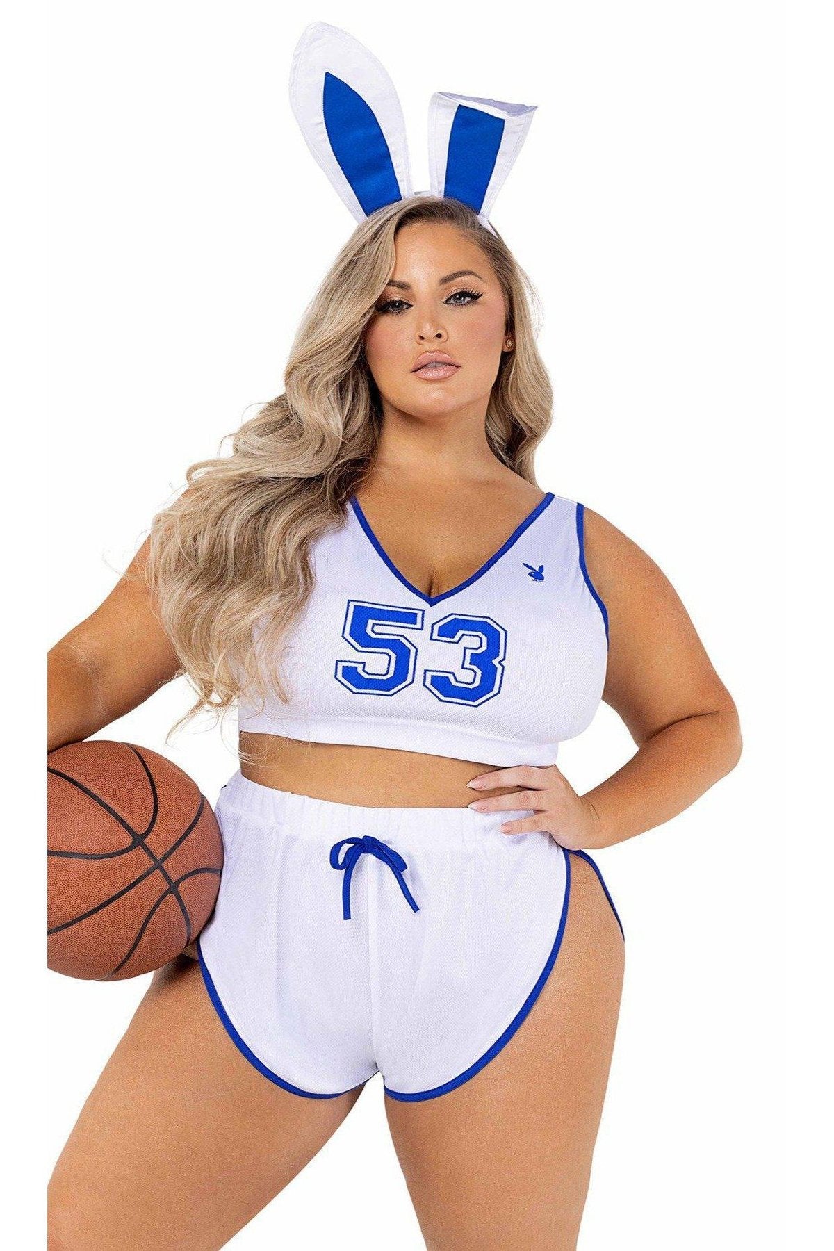 Playboy Plus-Size Basketball Player Costume Set Ideal for Cosplay and Themed Parties