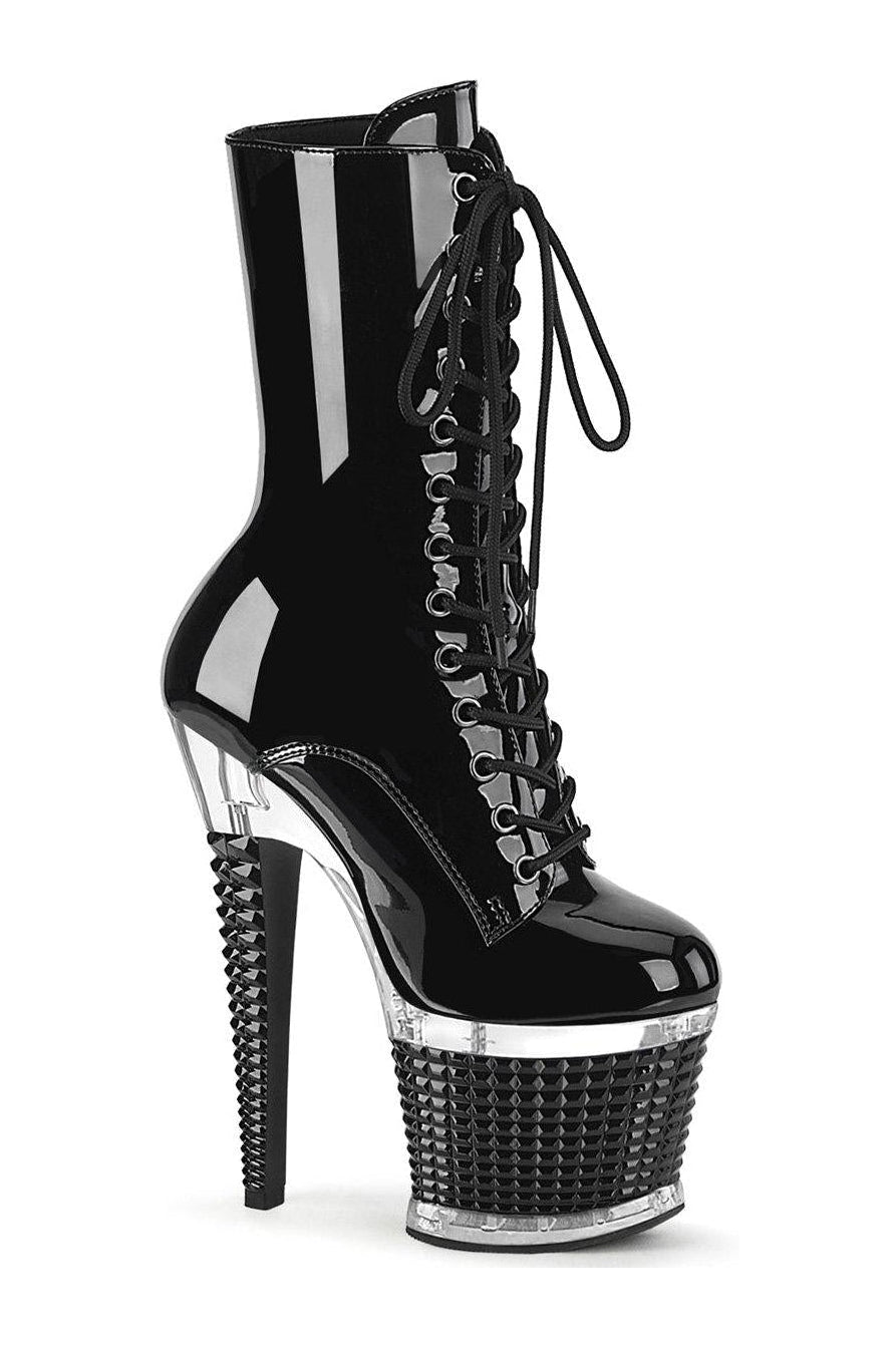 Black Patent Pleaser SPECTATOR - 1040 Mid - Calf Knee Boot
