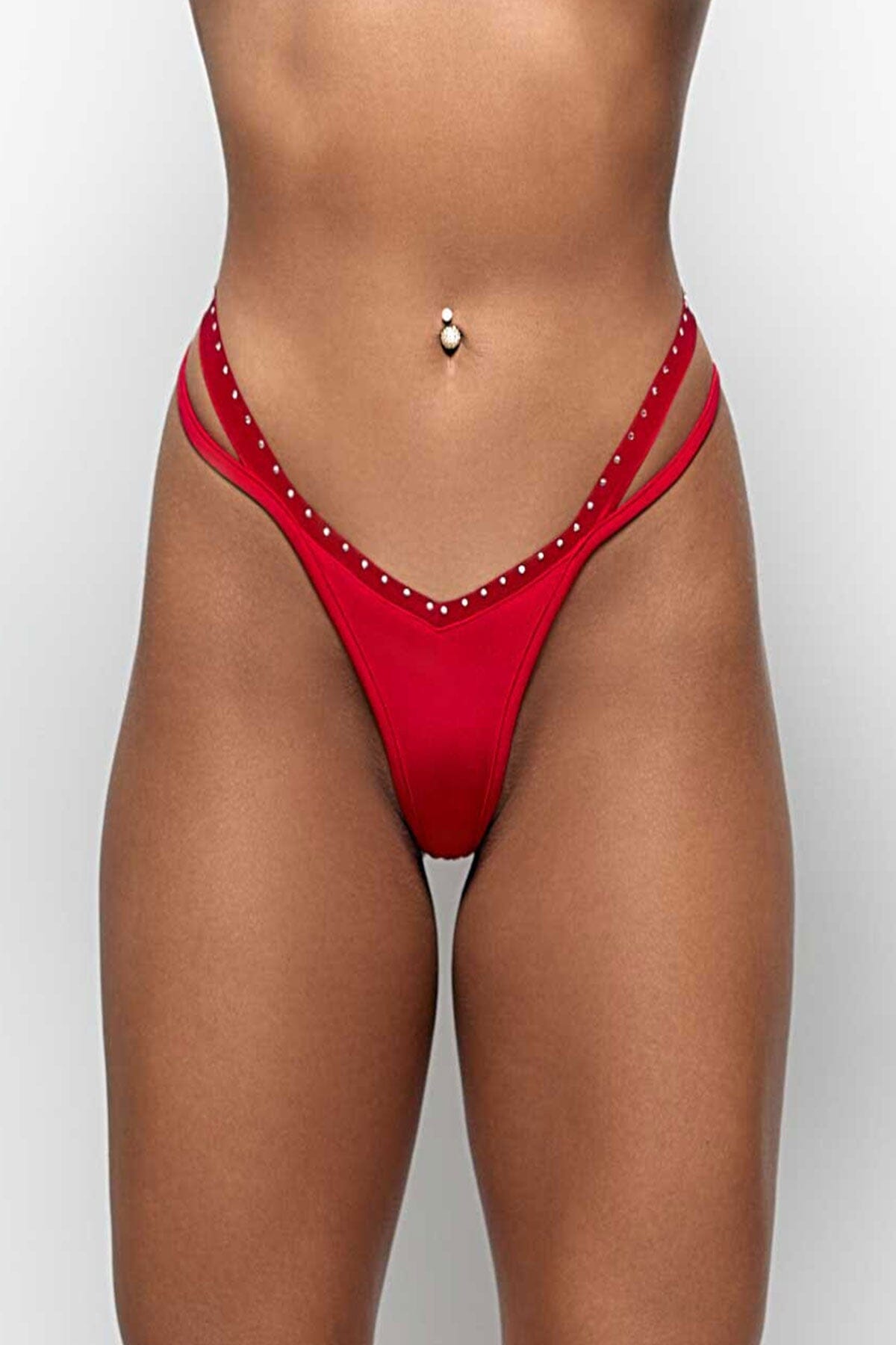 Red Texas Lycra Thong - A Stylish Underwear Option