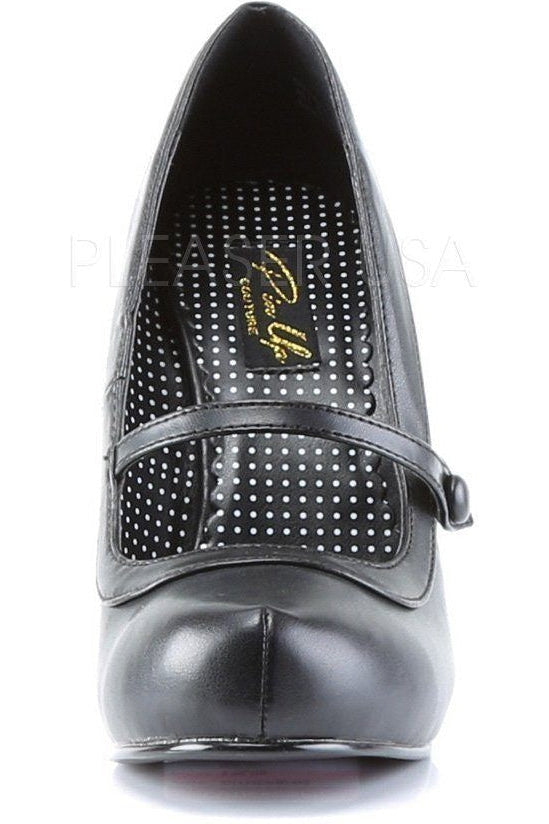 Stylish Black Faux Leather Mary Jane Cutiepie-02 Pump for Fashionable Ladies