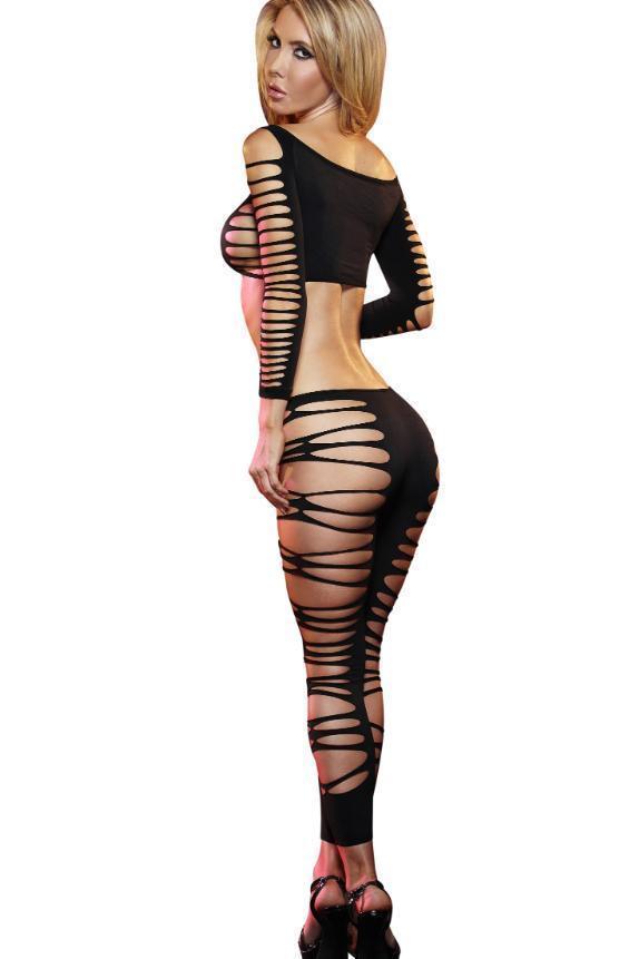 Hot Fire Flame Top and Pants Lingerie Set for a Sultry Look
