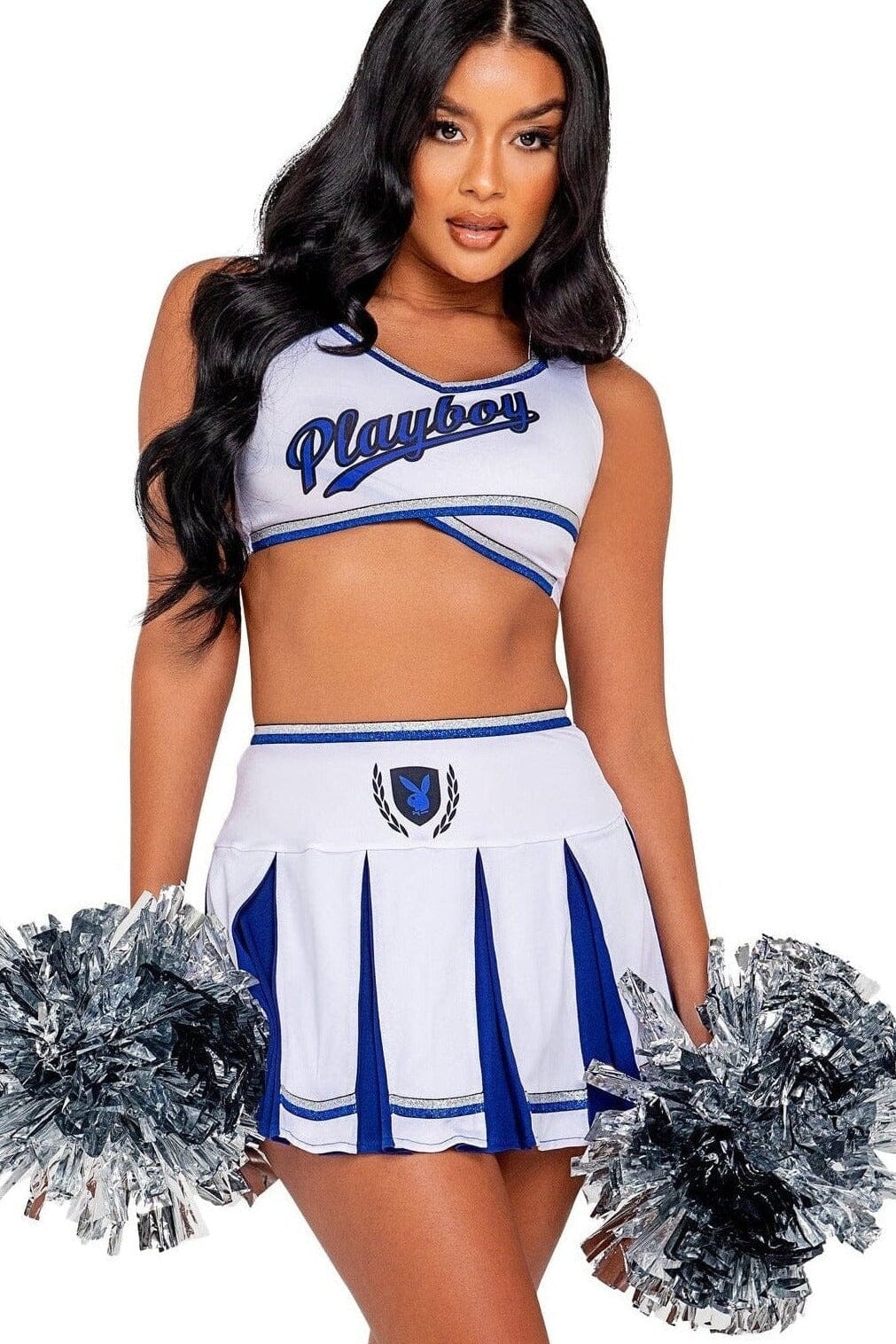 3-Piece Playboy Cheerleader Costume Set for Fun