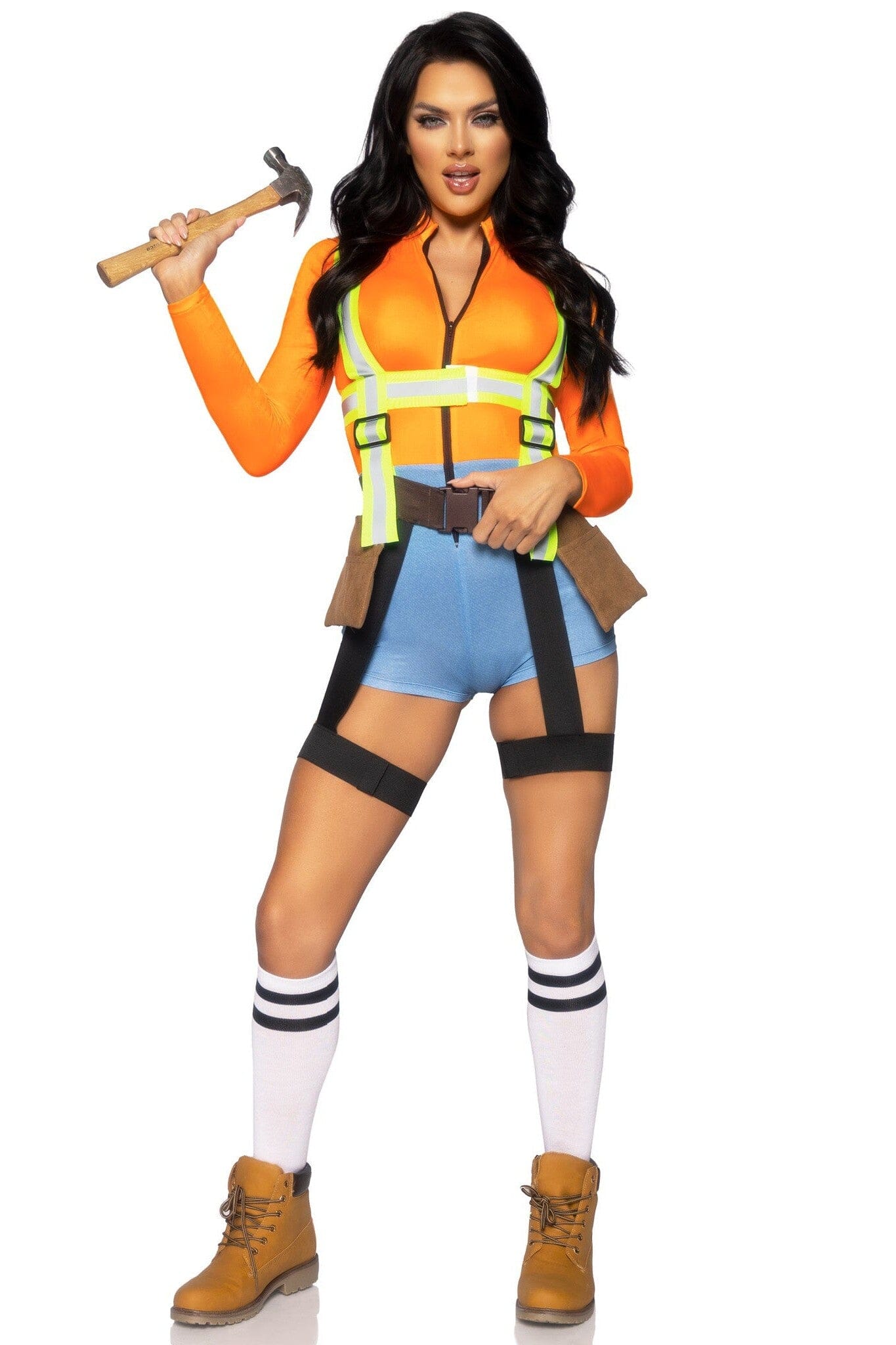 Two-Piece Construction Worker Outfit Set - Nailed It